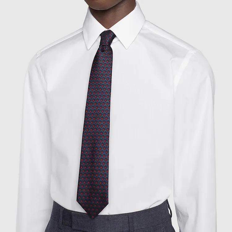 GUCCI Ties Unisex Midnight Blue-2