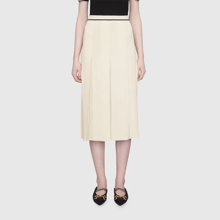 GUCCI Casual Long Skirt Women's Ivory White-2