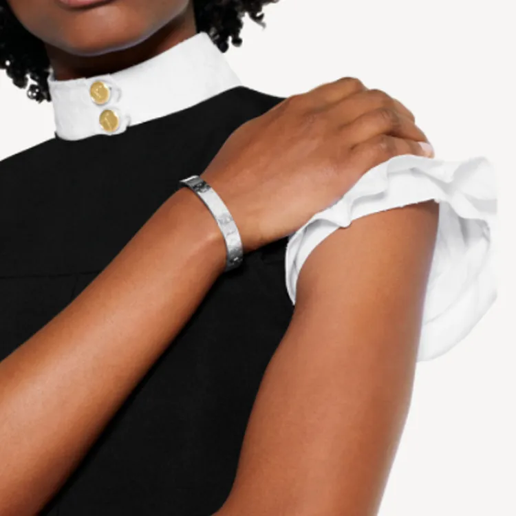 LOUIS VUITTON Bracelet Nanogram Cuff Monogram S-3