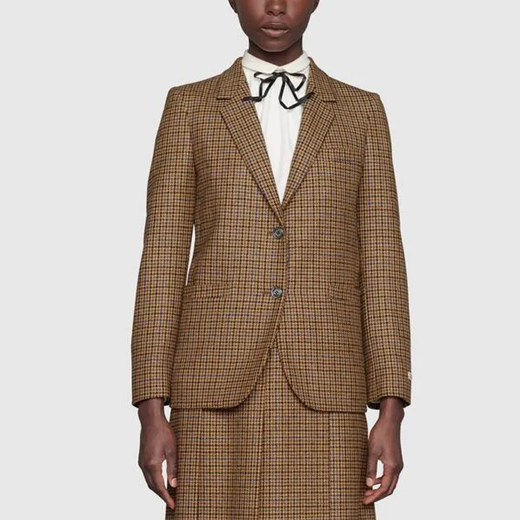 GUCCI Business Suit Coat Women's Brown-1