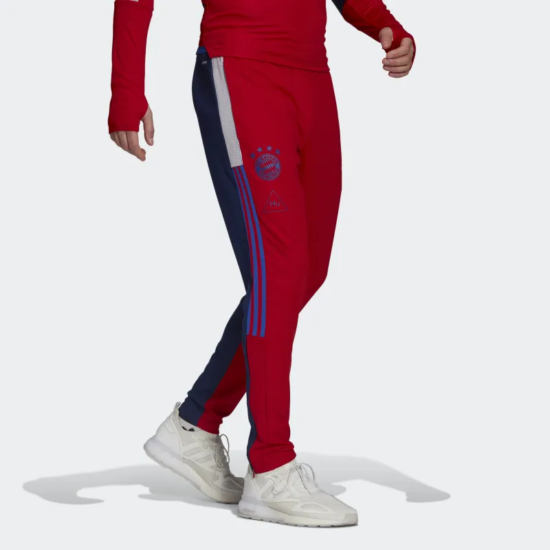 Adidas Bayern Munich Knitted Sports Pants Men's Red-1