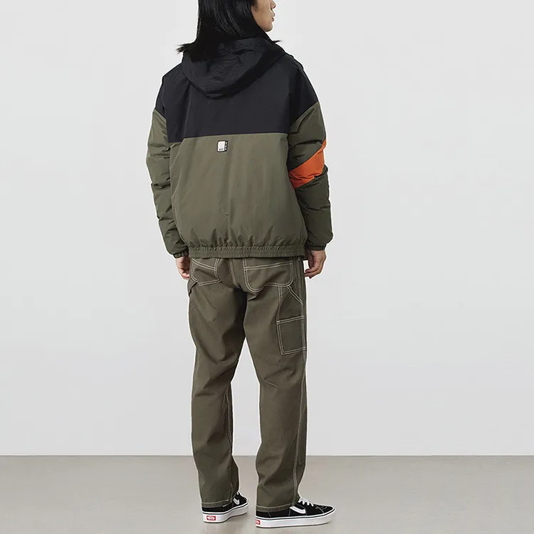 Vans Down Jackets Unisex Army Green-3
