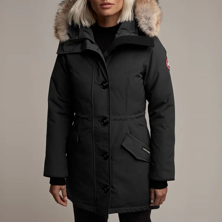 Canada Goose Rossclair Series Down Jacket Women's Black-1