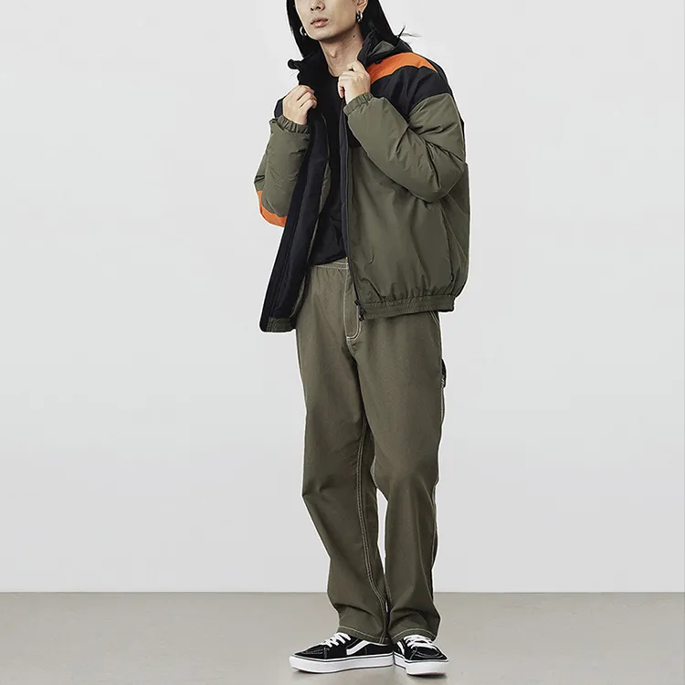 Vans Down Jackets Unisex Army Green-4