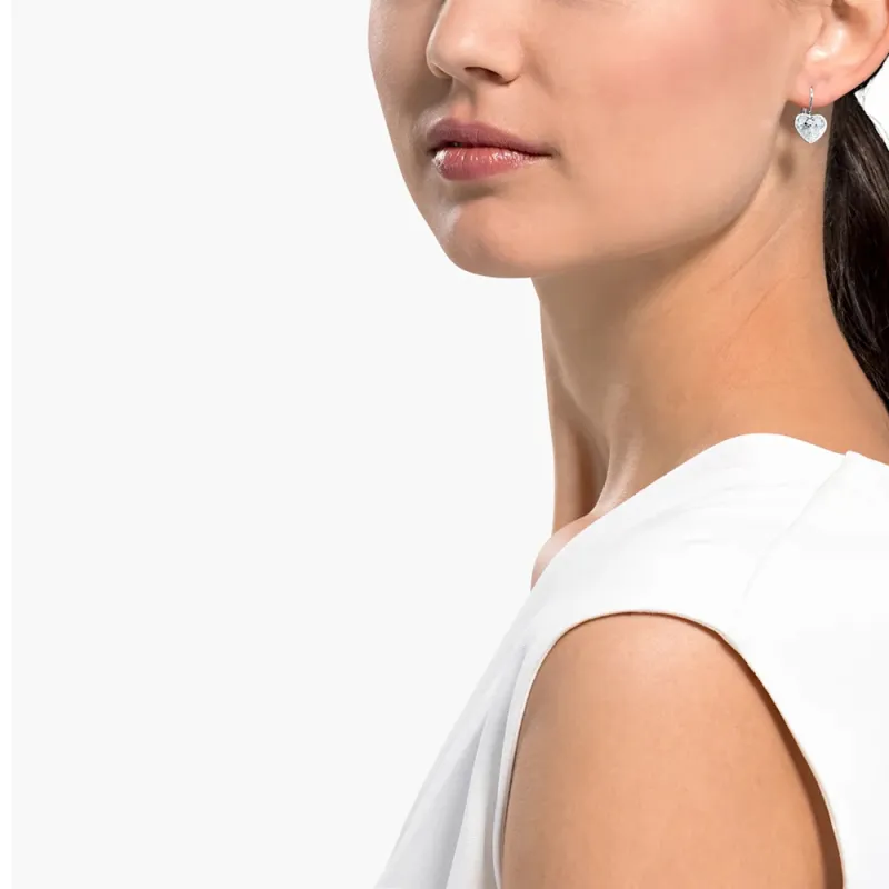 Swarovski Bella Earrings Women's Silver-3