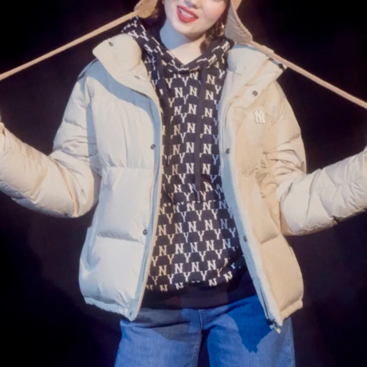 MLB Down Jacket Winter Unisex Beige-2