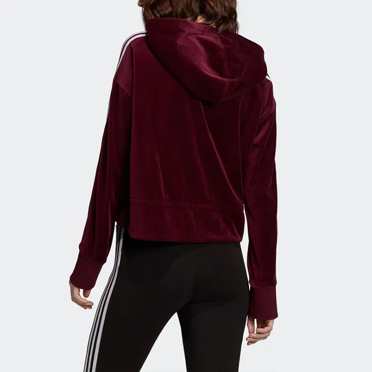 Adidas Originals Sweatshirt Women's Dark Reddish Purple-3