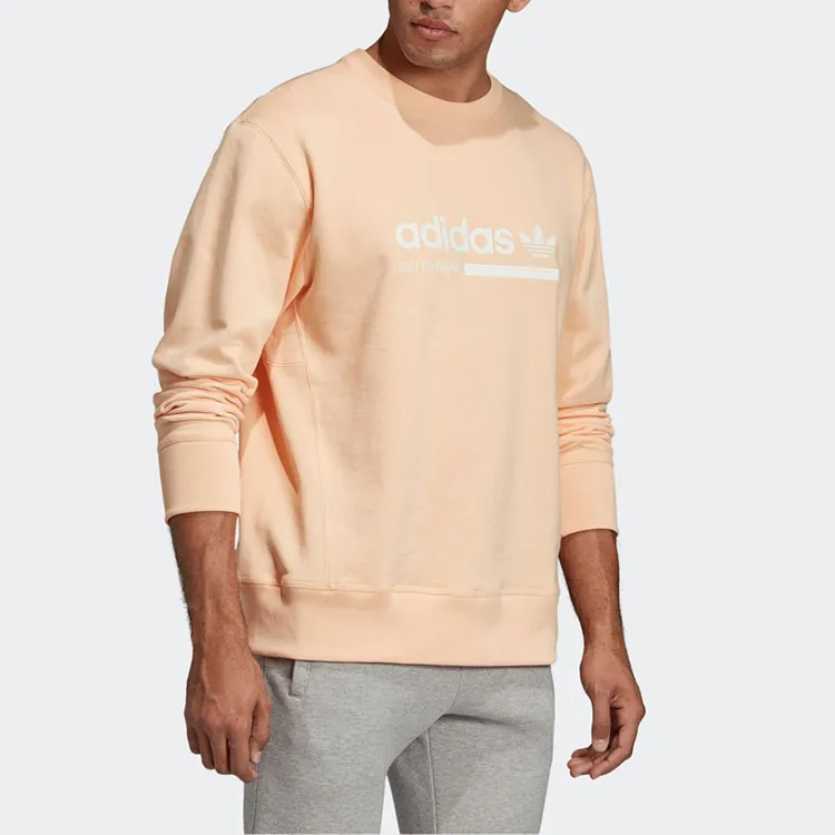 Adidas Originals Kaval Crew Sweatshirts Men Glossy Finish Orange-4