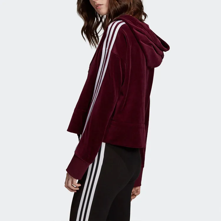 Adidas Originals Sweatshirt Women's Dark Reddish Purple-5