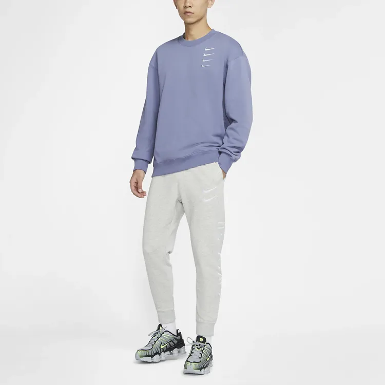 Nike Knitted Sweatpants Men Heather Gray-3