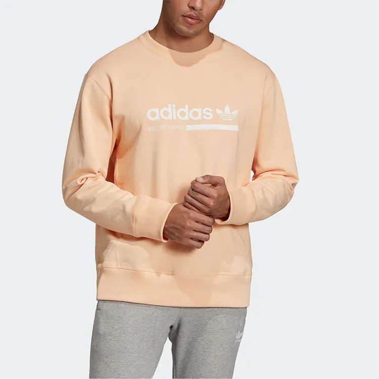 Adidas Originals Kaval Crew Sweatshirts Men Glossy Finish Orange-2