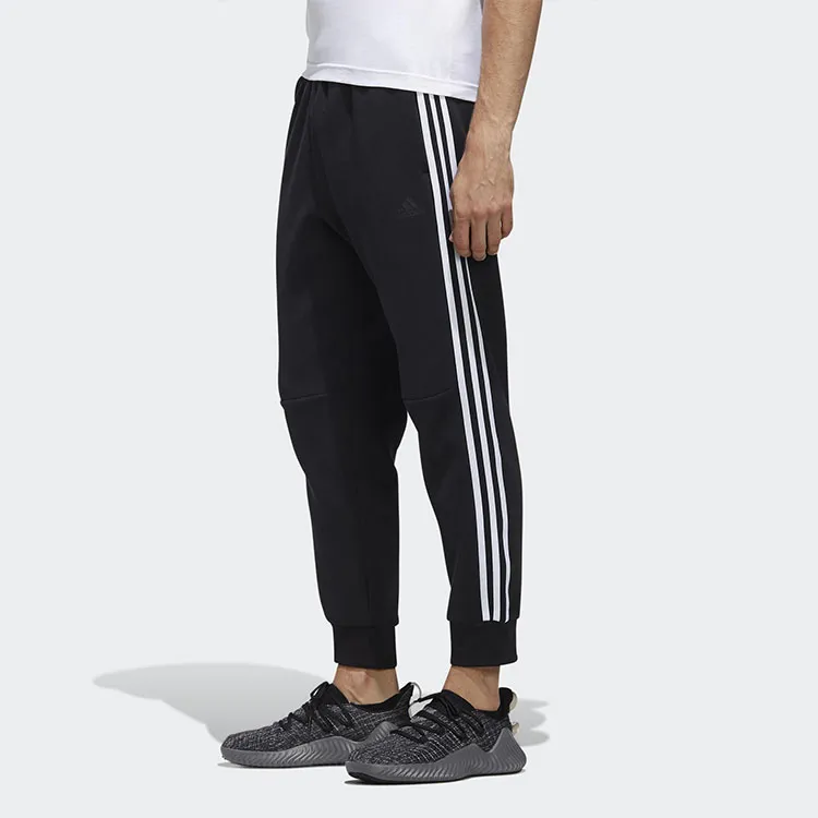 Adidas Knitted Sweatpants Men's Black-5