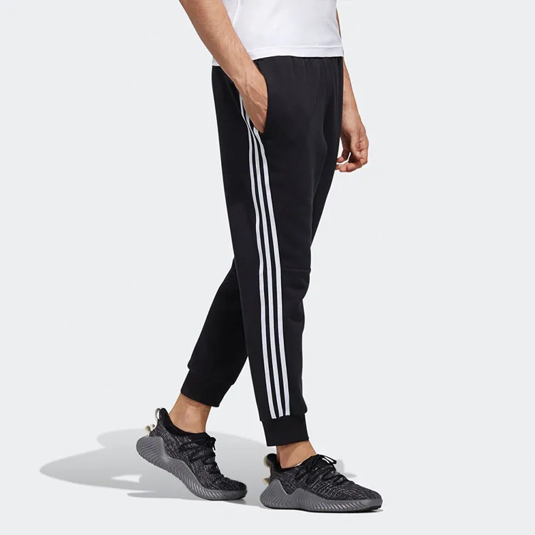 Adidas Knitted Sweatpants Men's Black-4