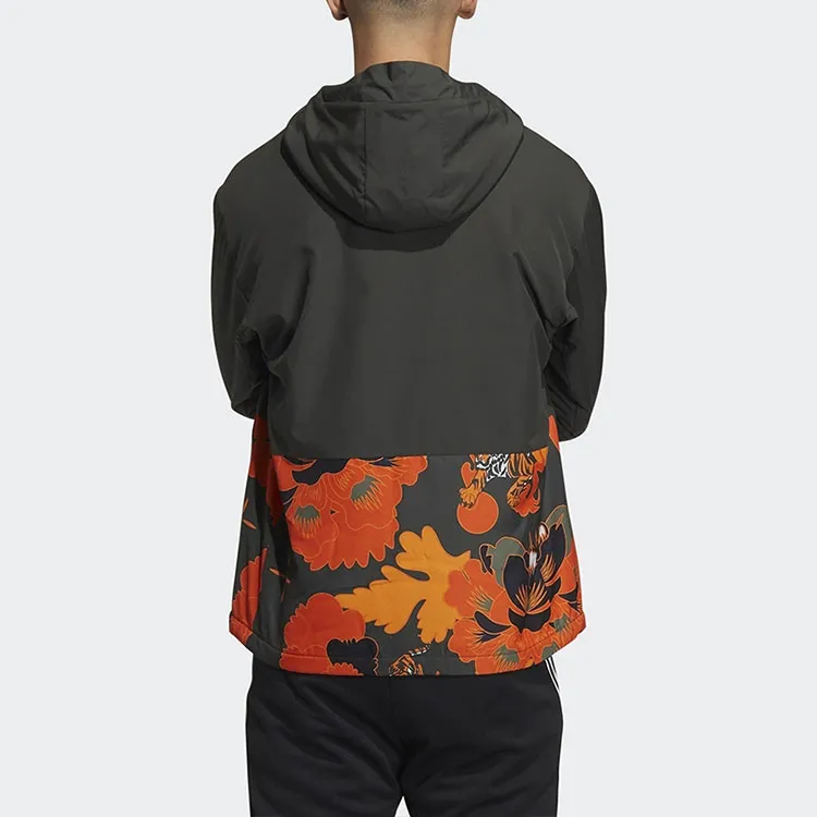 Adidas Jackets Men Dark Green Multicolor-1