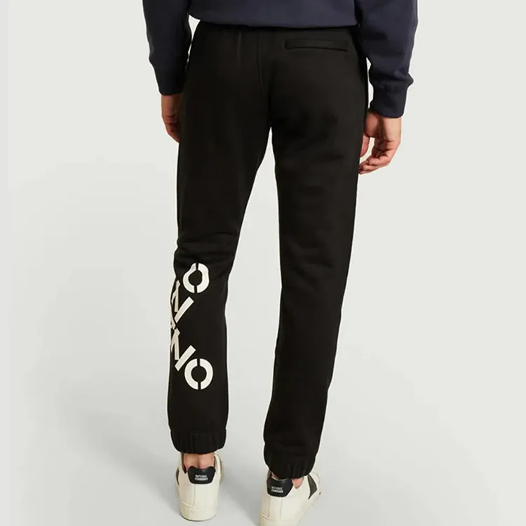 KENZO Knitted Sweatpants Men Black-5