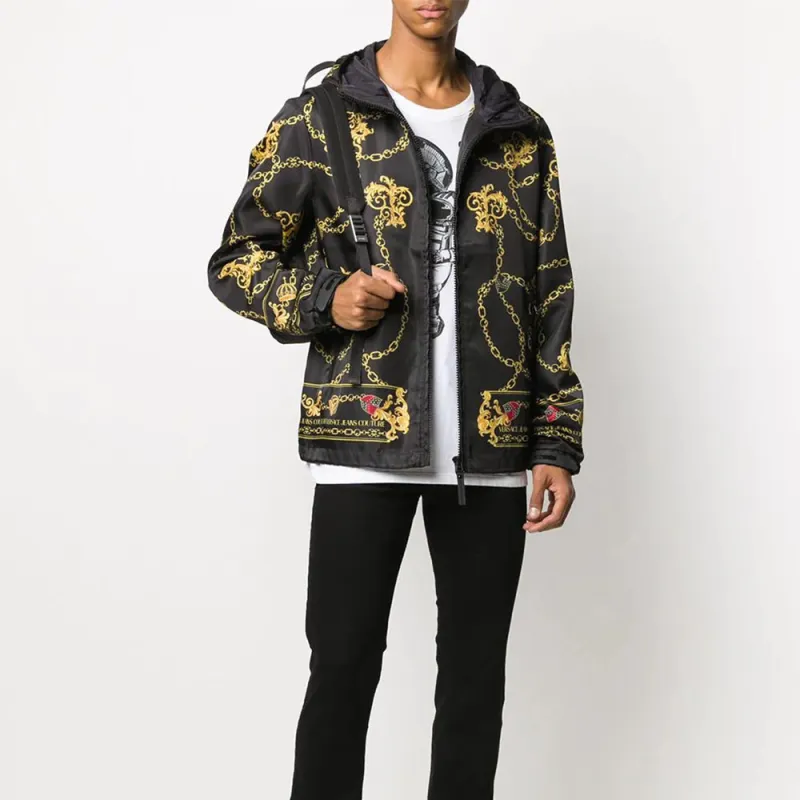 VERSACE JEANS COUTURE Jacket Men's Black-3