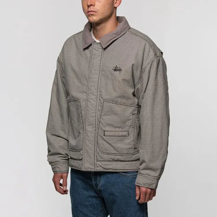 Stussy Jackets Unisex Brown Plaid-2