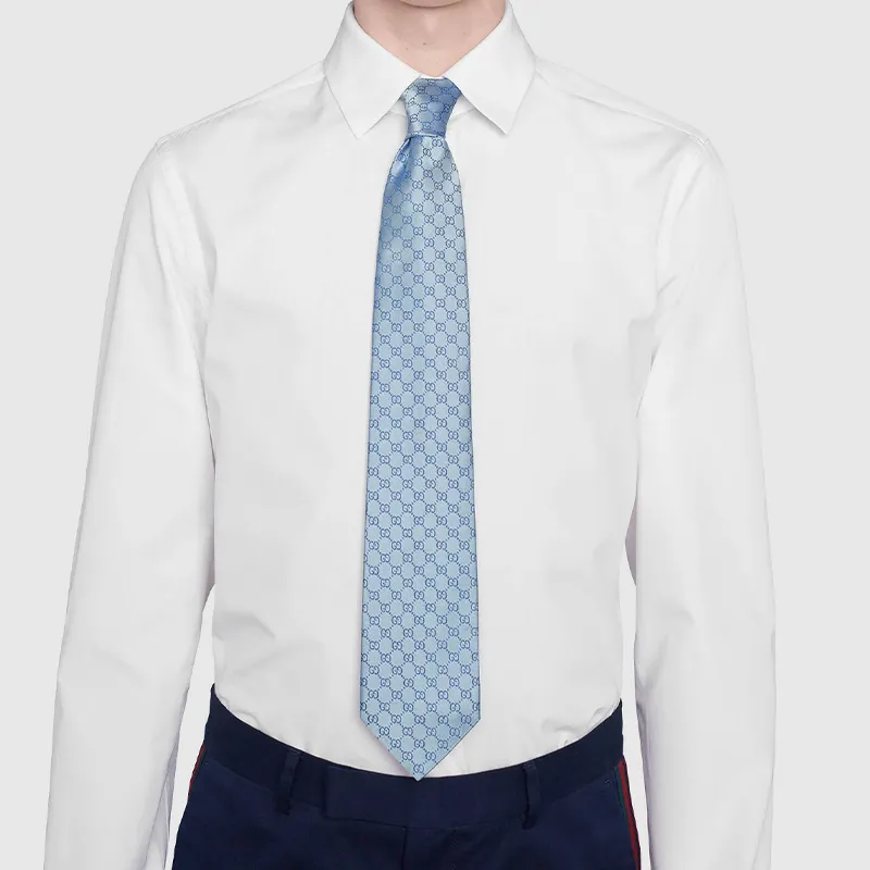 GUCCI Gg Pattern Tie-3