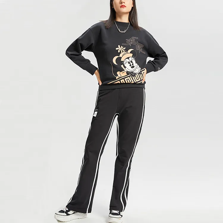 Disney X LINING Sweatshirts Women's New Standard Black-2