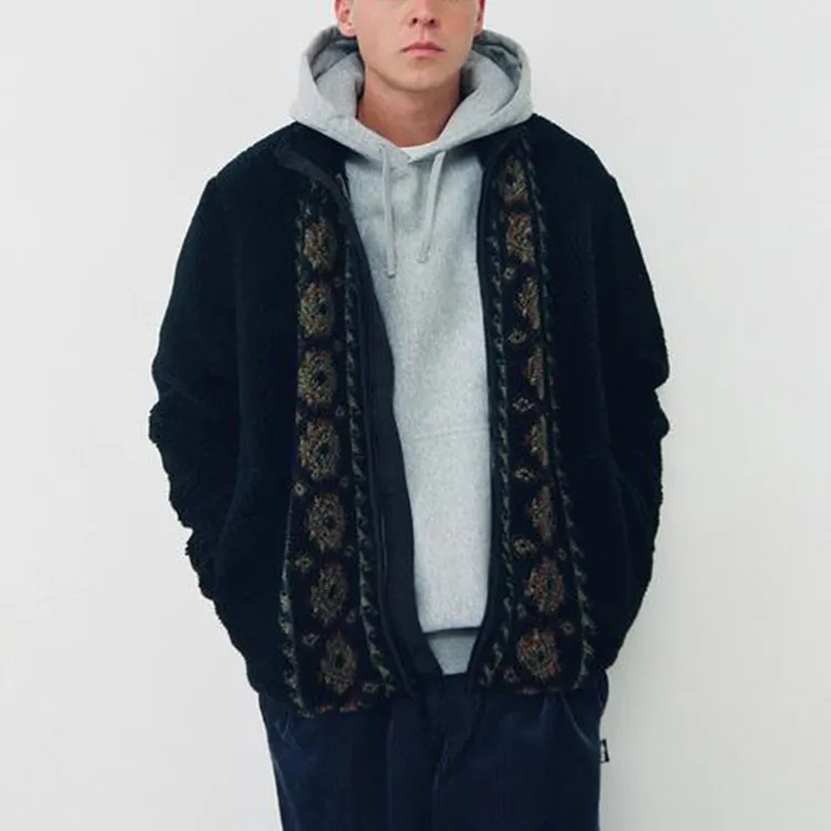 Stussy Lima Jacquard Sherpa Jacket-2