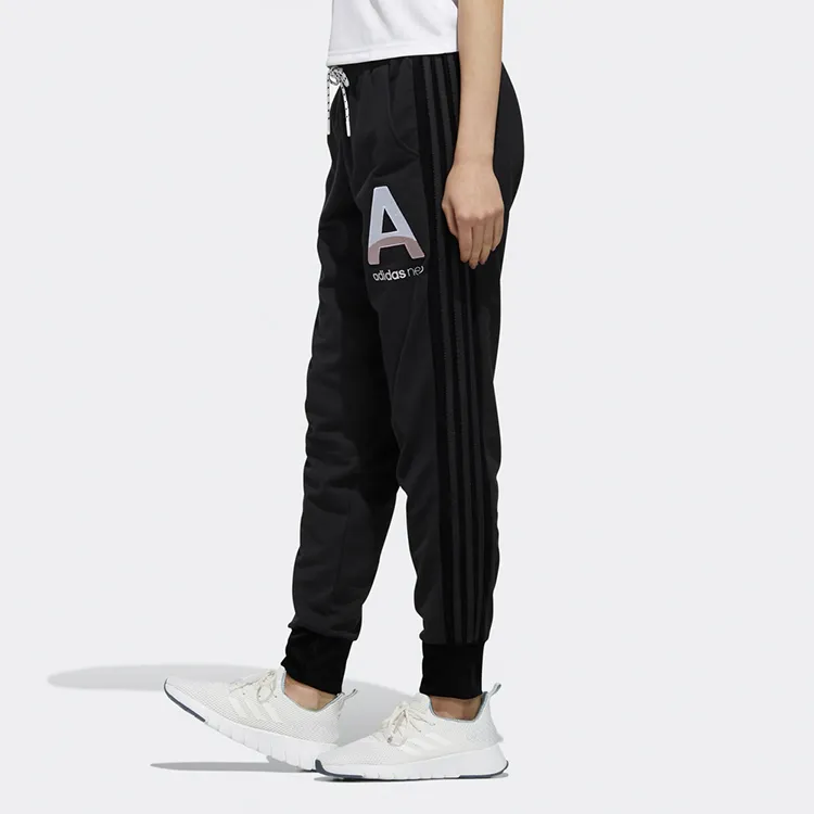 Adidas Neo Skinny Pants Sports Pants Women's Black-4