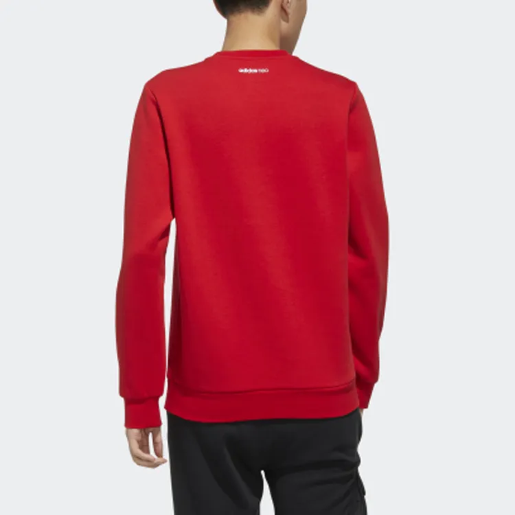 Adidas Neo Sweatshirts Men Light Scarlet-4