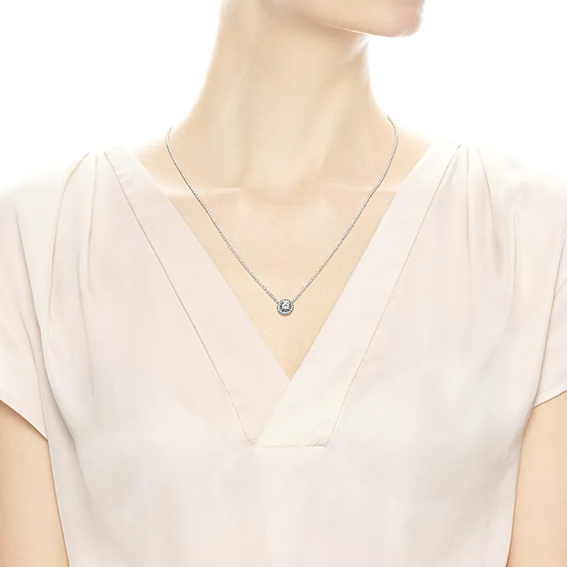 Pandora 925 Sterling Silver Necklaces Women's-1