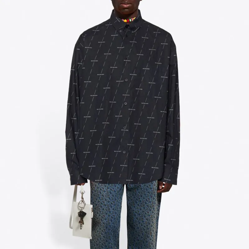 Balenciaga Large Fit Poplin Shirt-2