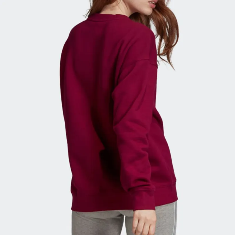 Adidas Originals BLUZA TRF Sweatshirts Women's Red-4