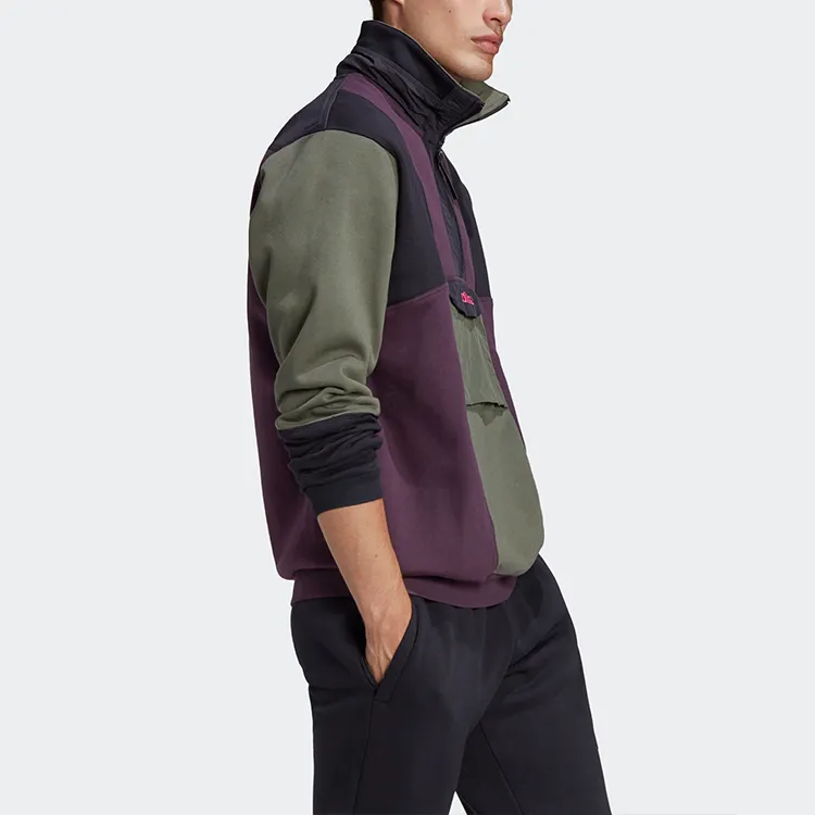 Adidas Originals Sweatshirts Men Black Green Purple Multicolor-4