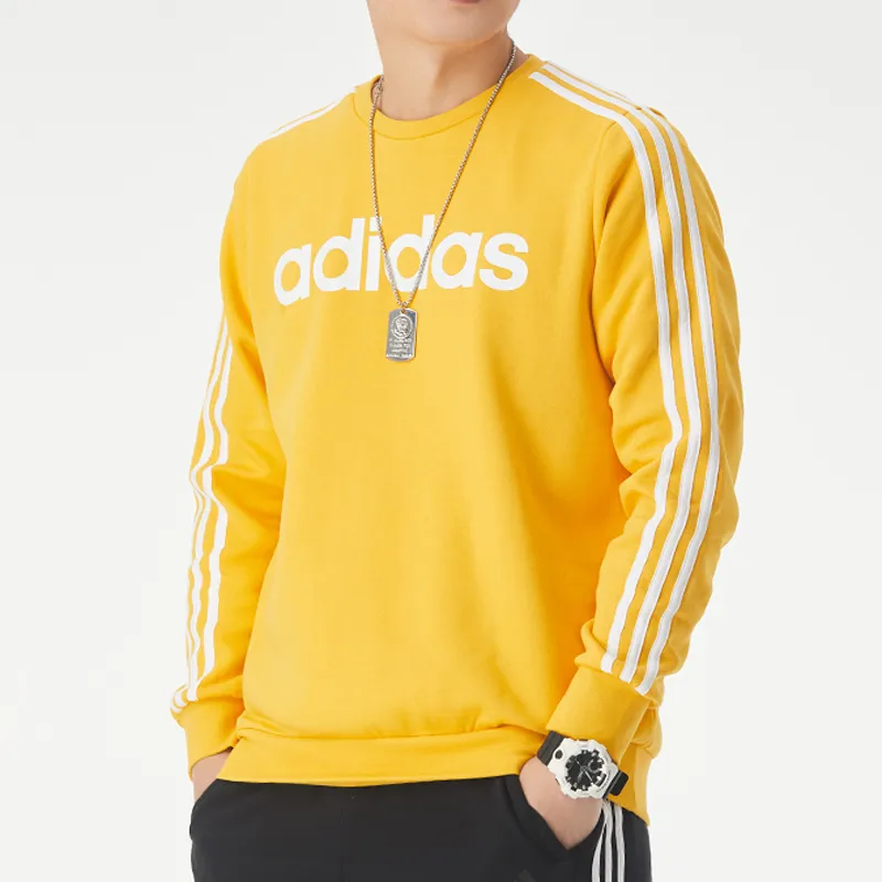 Adidas Sweatshirts Men Yellow-4