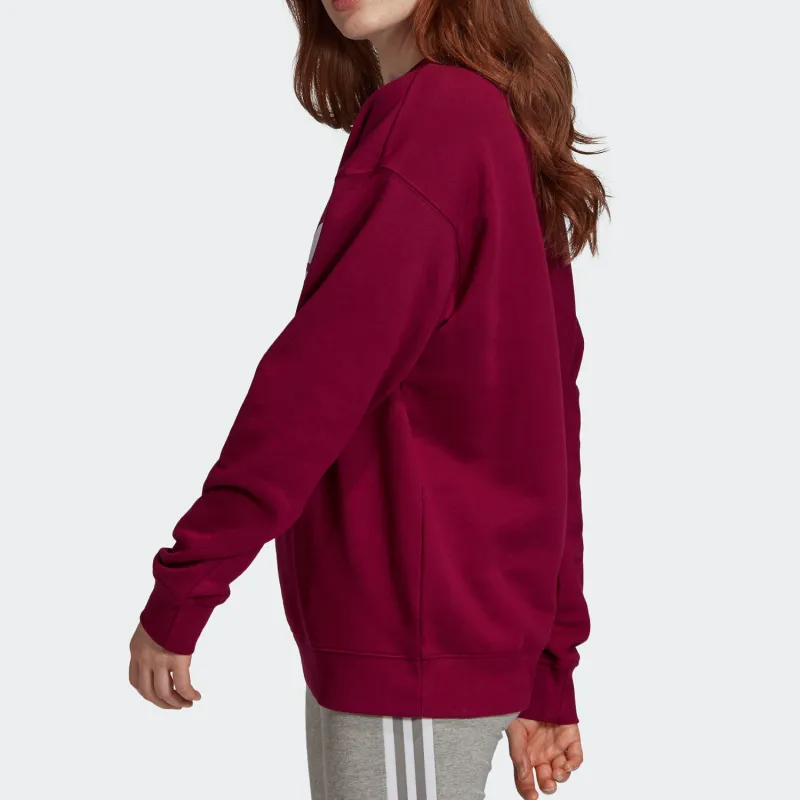 Adidas Originals BLUZA TRF Sweatshirts Women's Red-5