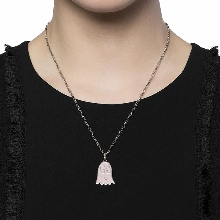GUCCI 925 Sterling Silver Necklaces Women's-5