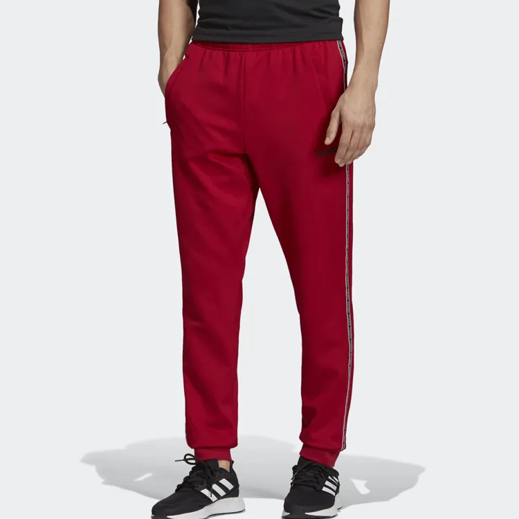Adidas Knitted Sports Pants Men's Red-2