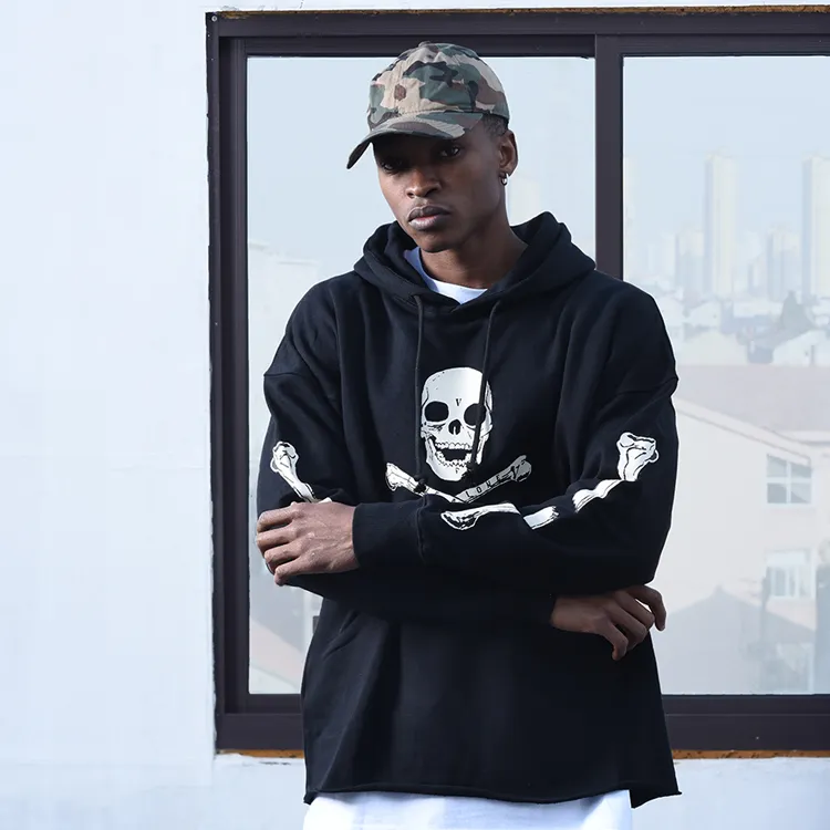 VLONE Skull Series Sweatshirt Unisex Black-2