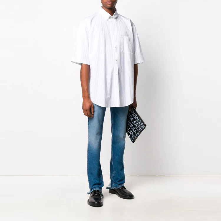 Balenciaga Shirts Men White-1
