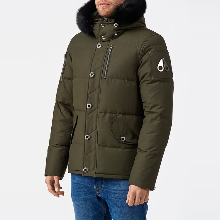 Moose Knuckles Down Jackets Men Army Green-1
