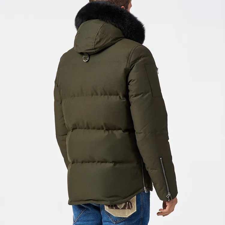 Moose Knuckles Down Jackets Men Army Green-2