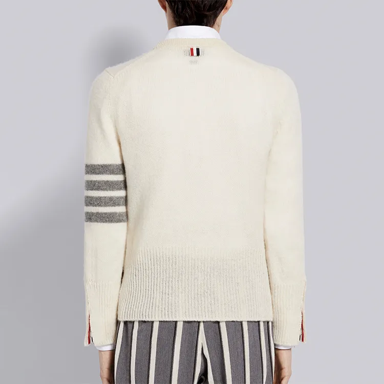 THOM BROWNE Sweaters Men White-3