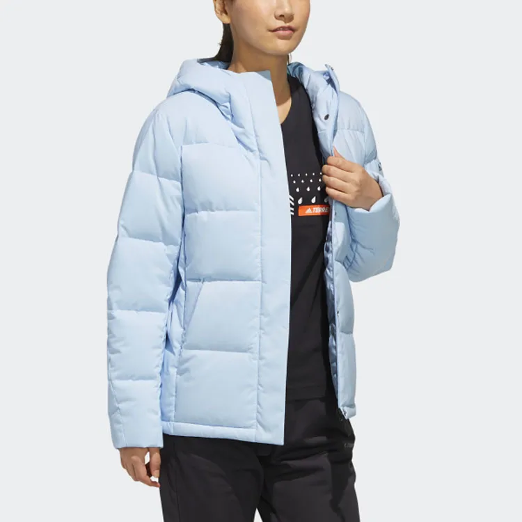 Adidas Down Jackets Women's Bright Blue-5