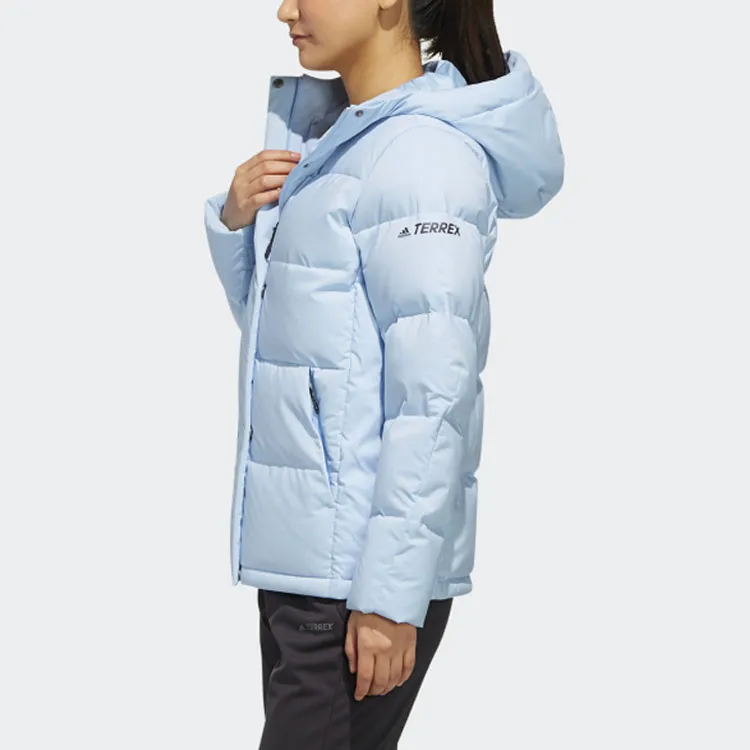 Adidas Down Jackets Women's Bright Blue-3