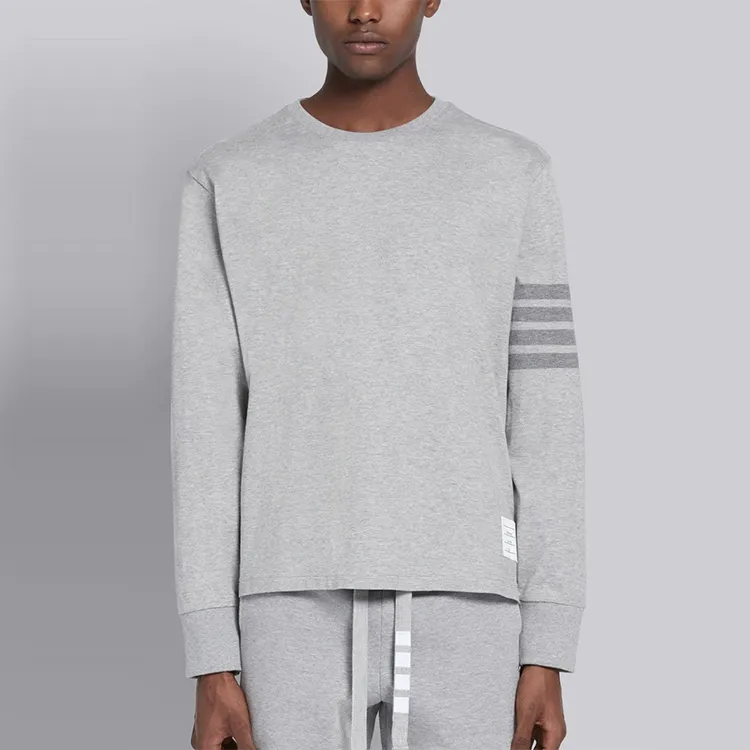 THOM BROWNE 4 Bar Stripe Crewneck Sweatshirt-2