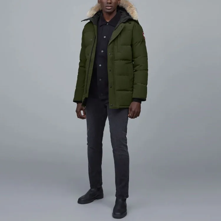 Canada Goose Down Jacket Men's Army Green-4