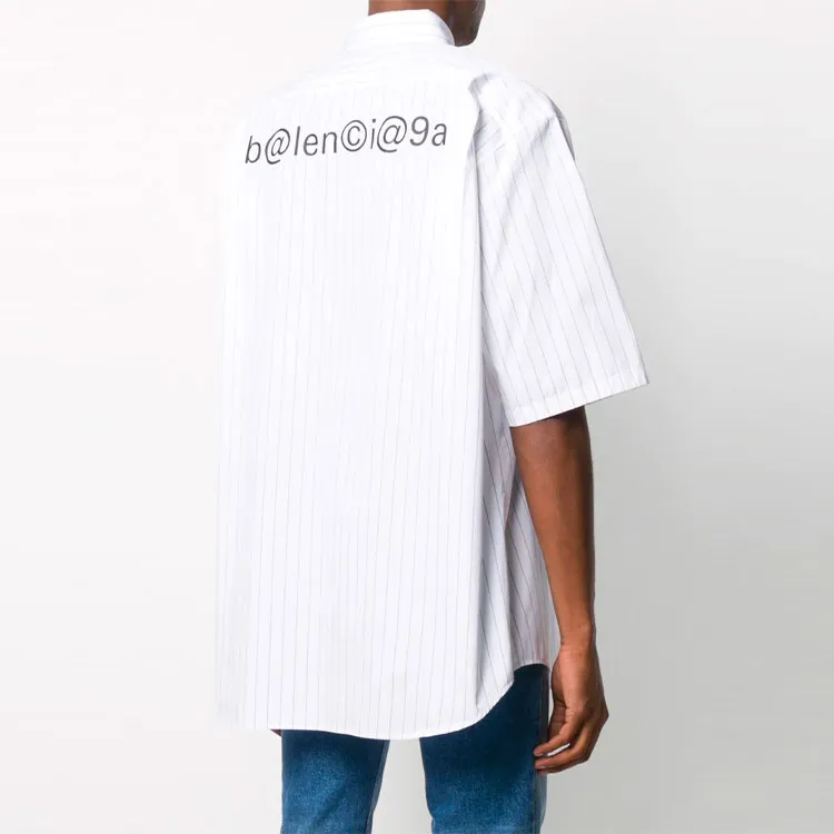 Balenciaga Shirts Men White-2