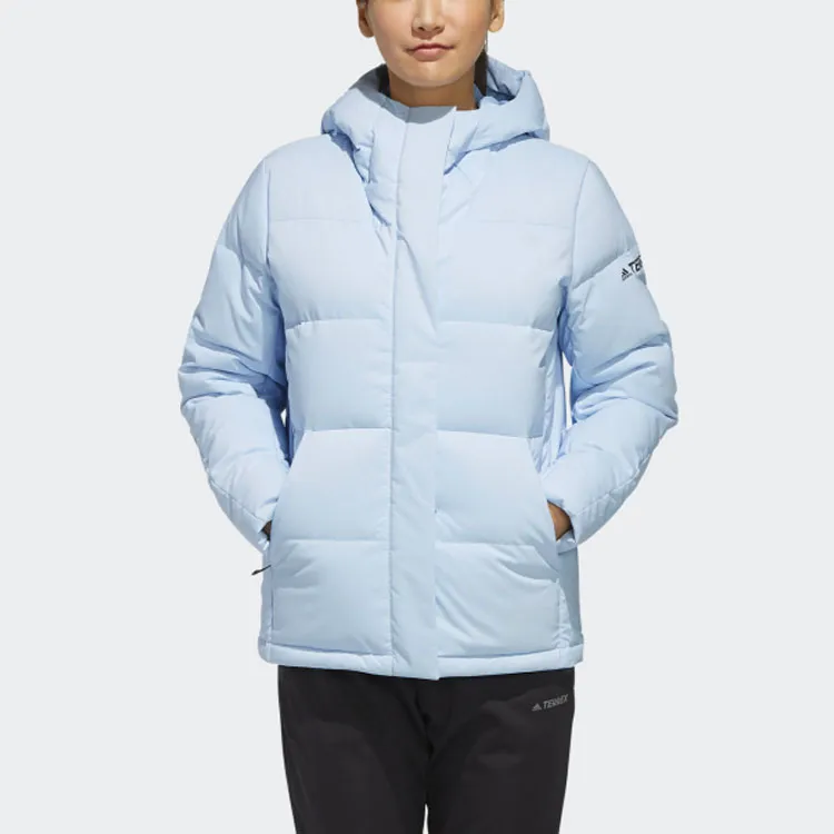 Adidas Down Jackets Women's Bright Blue-2