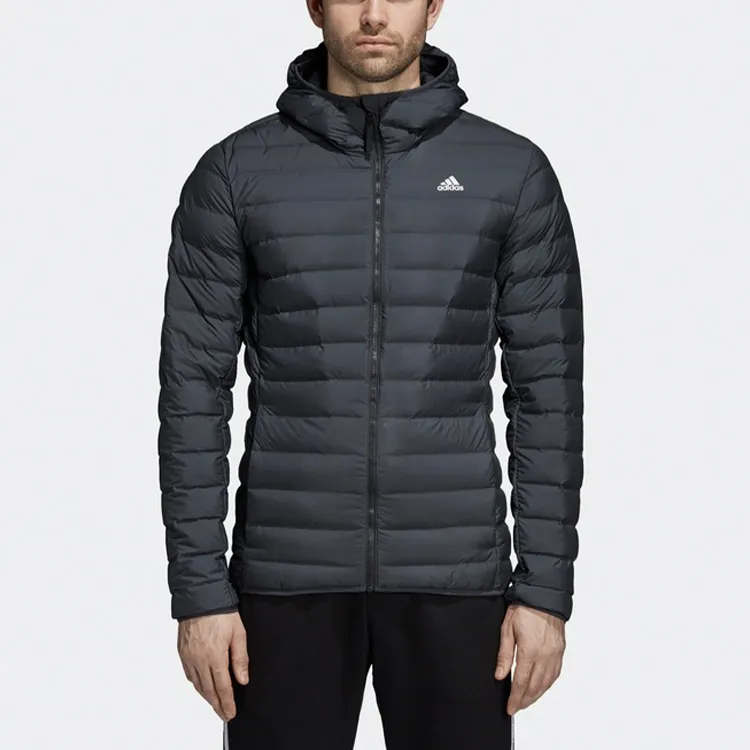 Adidas Down Jackets Men Carbon Black-5