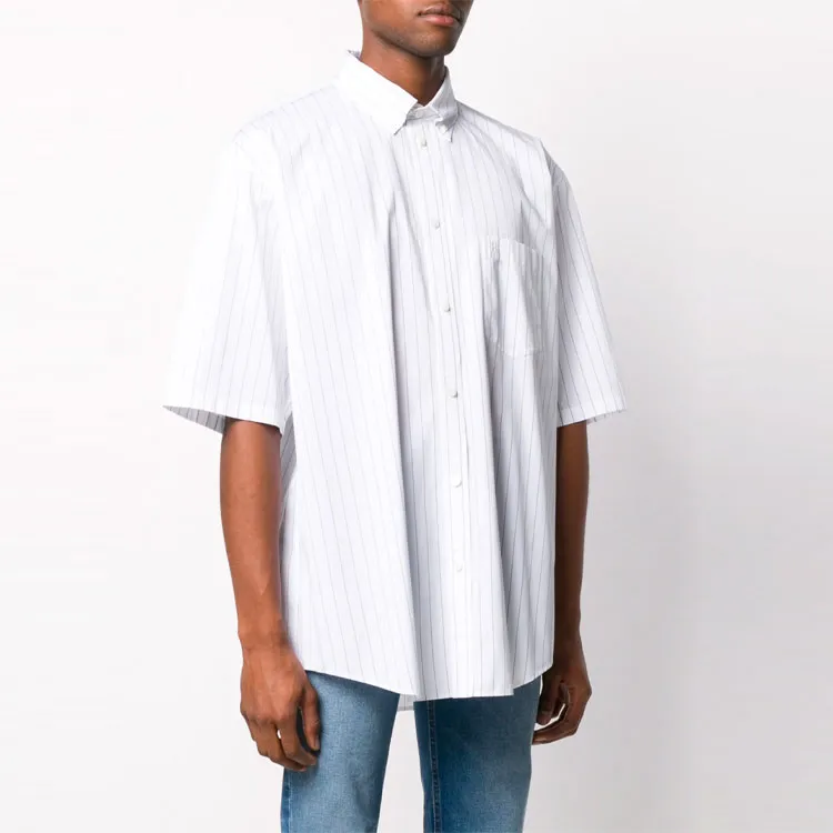 Balenciaga Shirts Men White-3