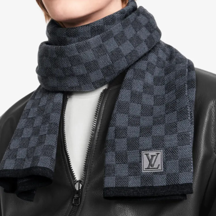 LOUIS VUITTON Wool Knit Scarves Men's-2
