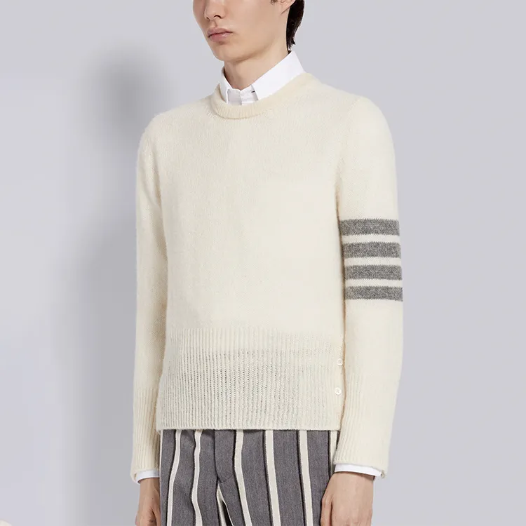 THOM BROWNE Sweaters Men White-4