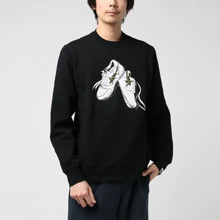 Bape Abc Camo Bapesta Crewneck-1